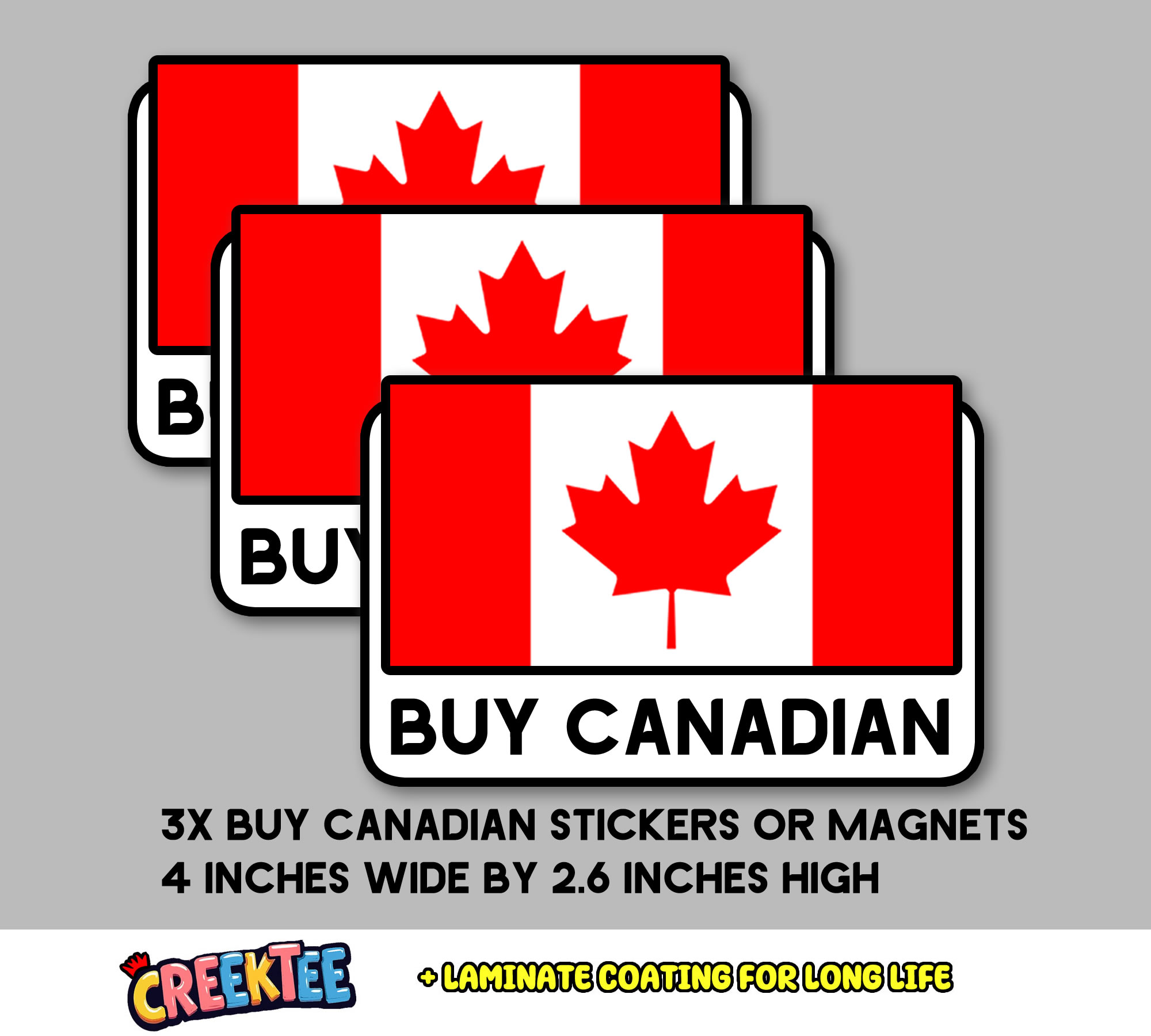 Buy Can Vinyl Sticker  Window Cling or Magnet with Laminate Coating in Various Sizes